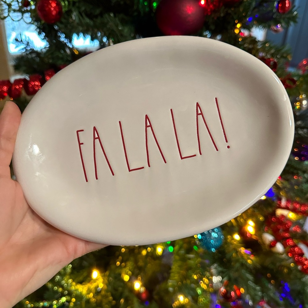 Rae Dunn Christmas Plates